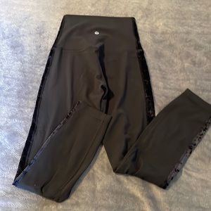 Lululemon black special edition align SHR crop 23” *CV